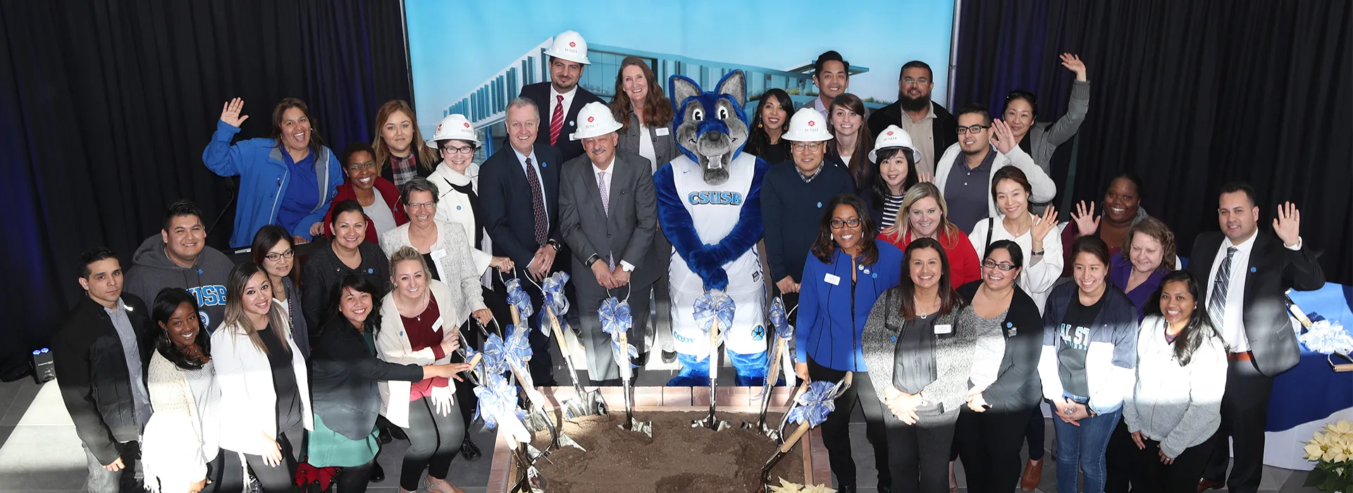 Groundbreaking ceremony for CSUSB’s Center for Global Innovation 