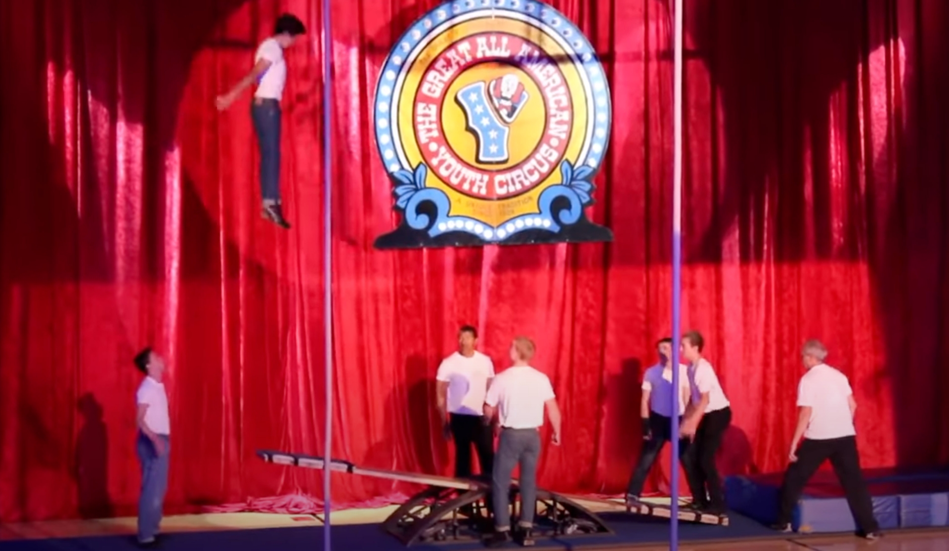 A group of performers during the 81st Great All-American Youth Circus® 